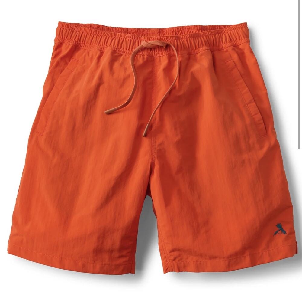 Orvis Ultralight Shorts Men XL Poppy Red Lightweight Performance Elastic Waist B